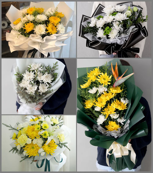 广东汕尾市海丰县附城镇新山村白事花束代送
